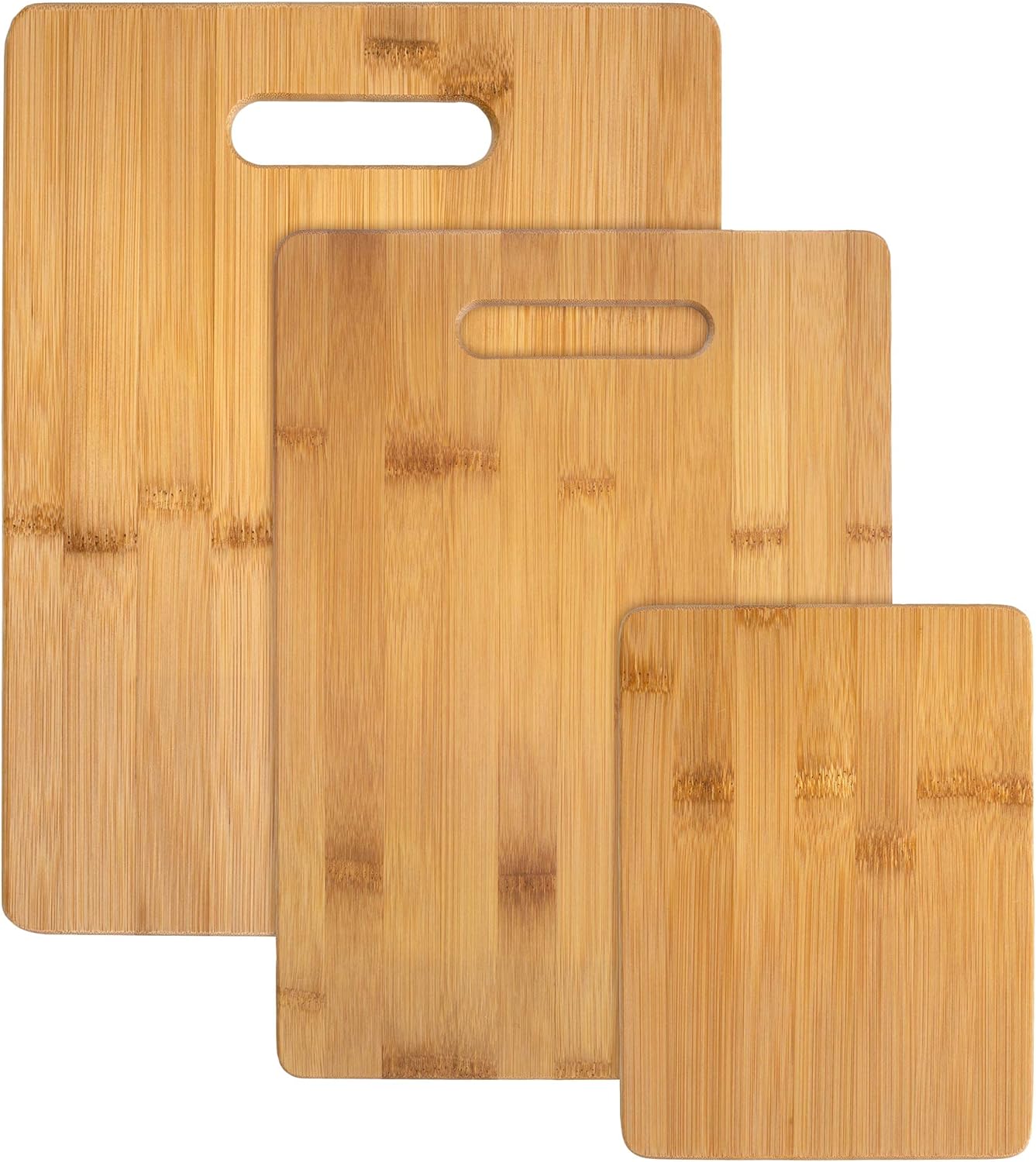3-Piece Bamboo Cutting Board Set