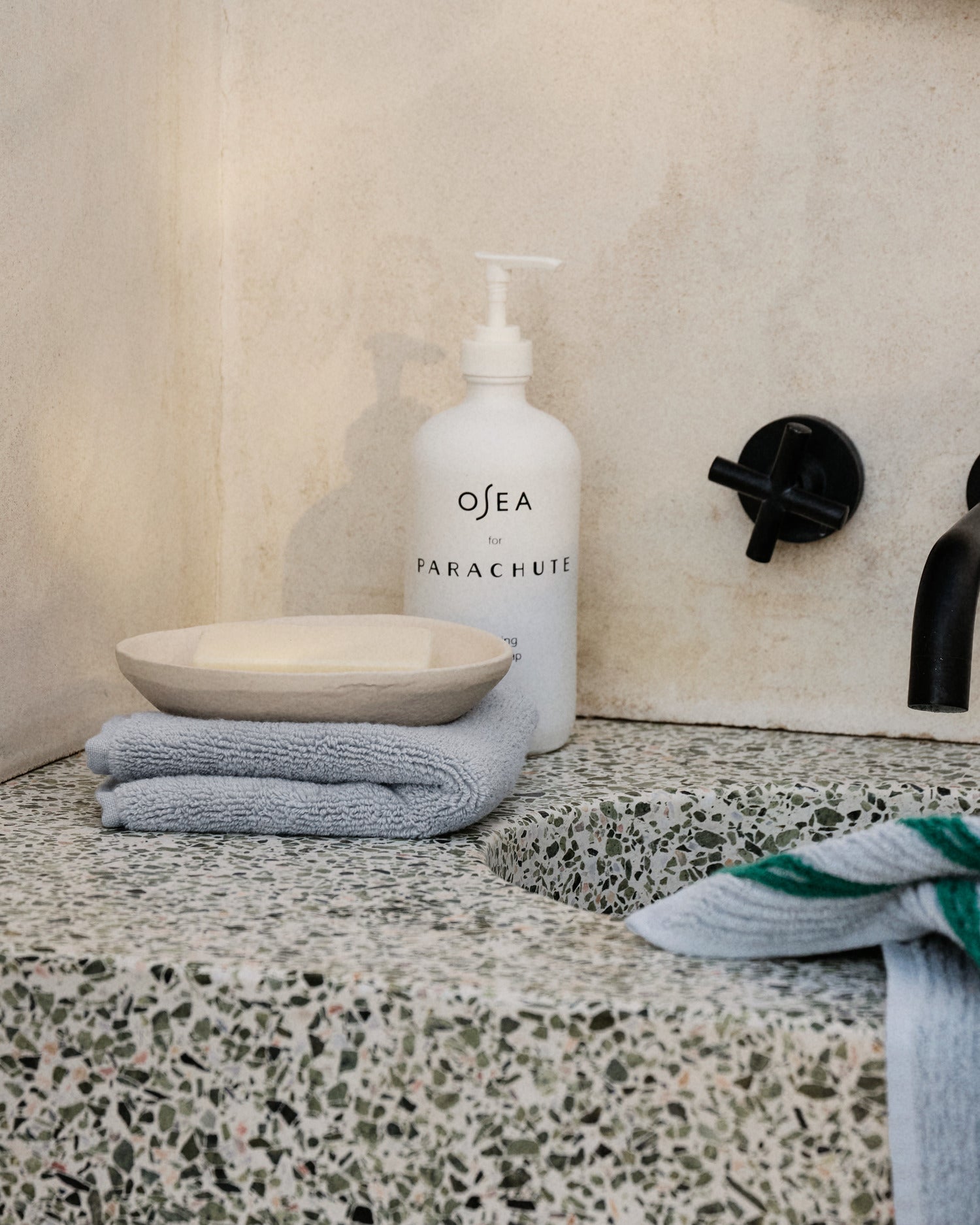 Organic Plush Towels (Sky)