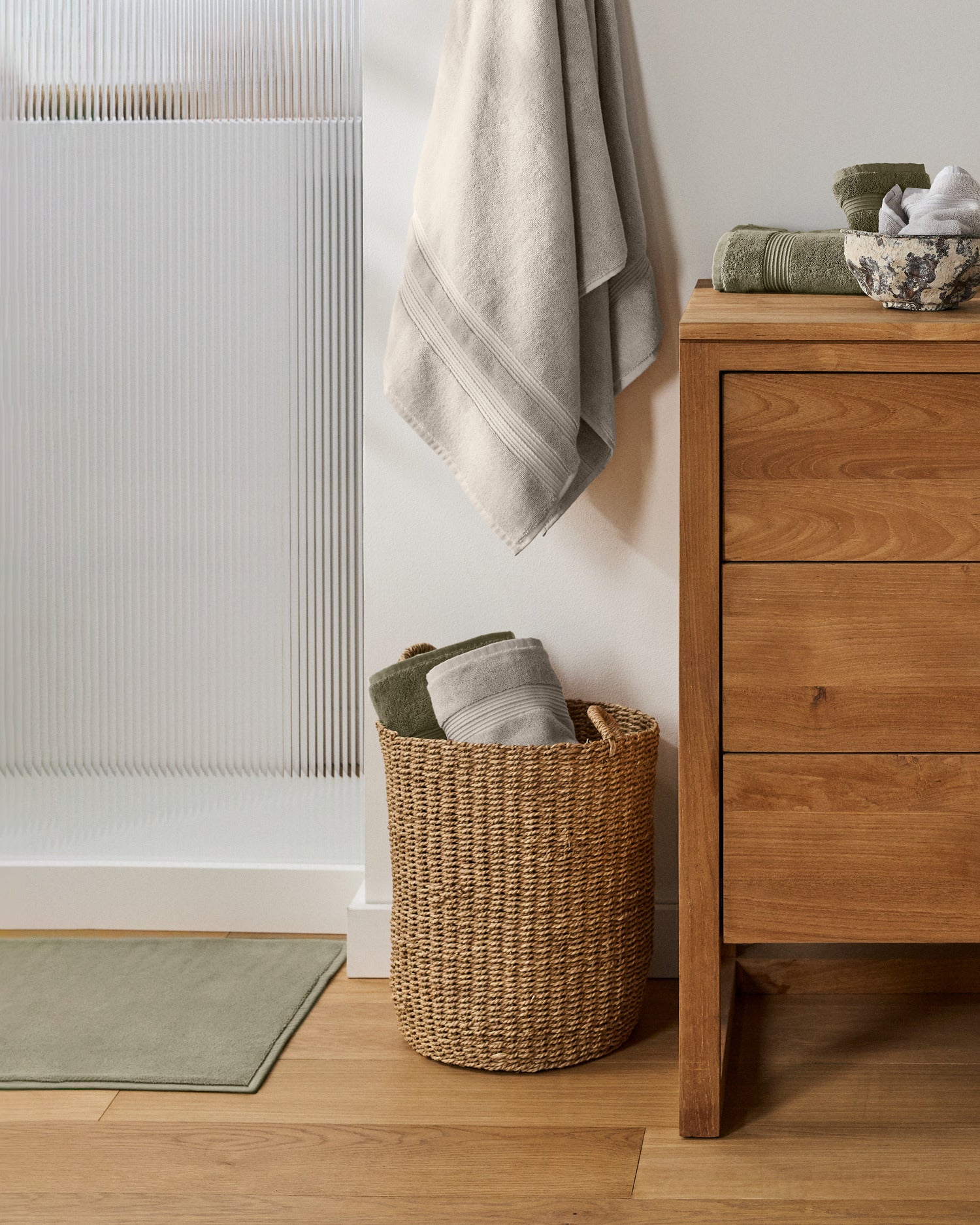 Classic Turkish Cotton Towels (Thyme)