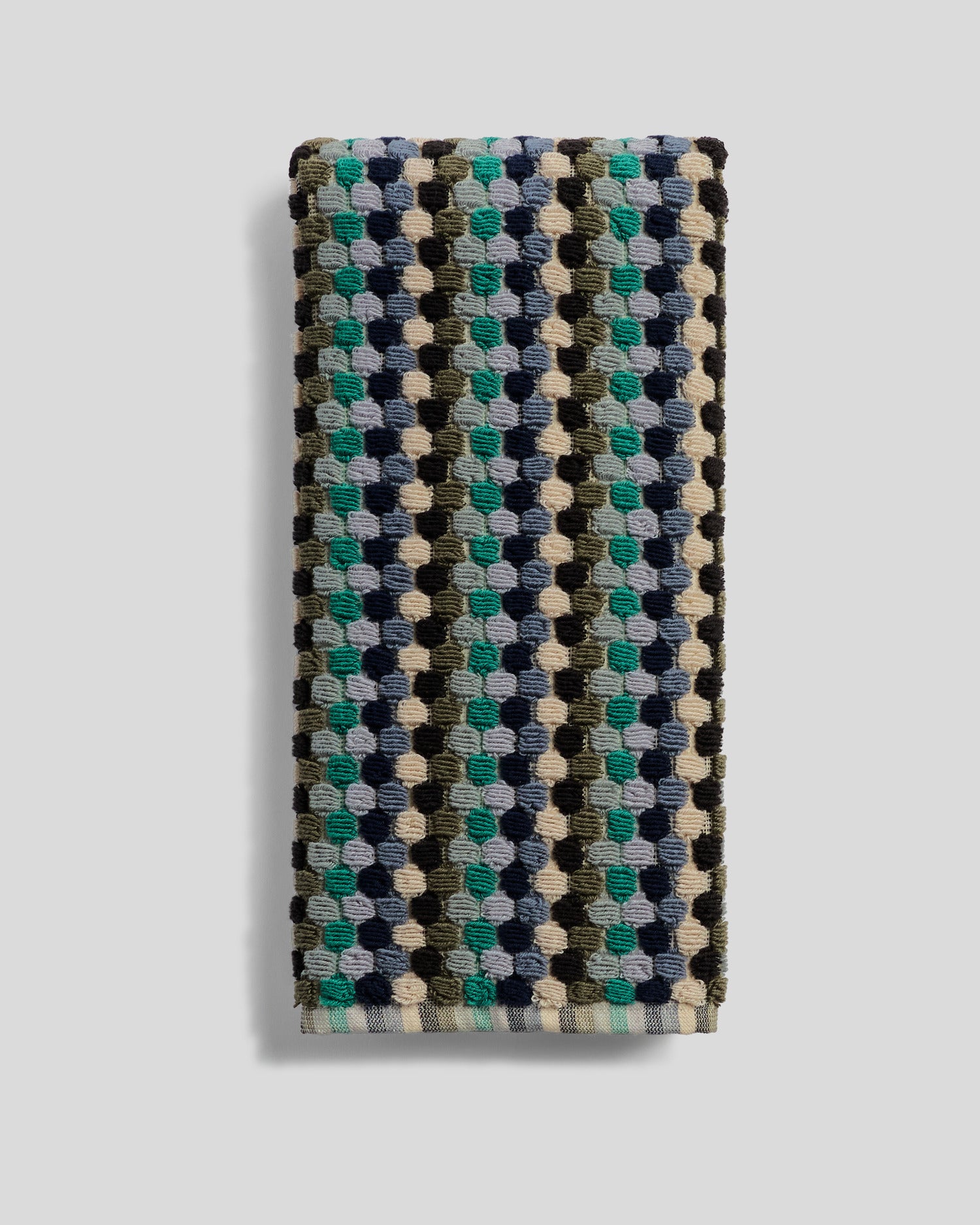 Organic Cotton Mosaic Towels (Sea)