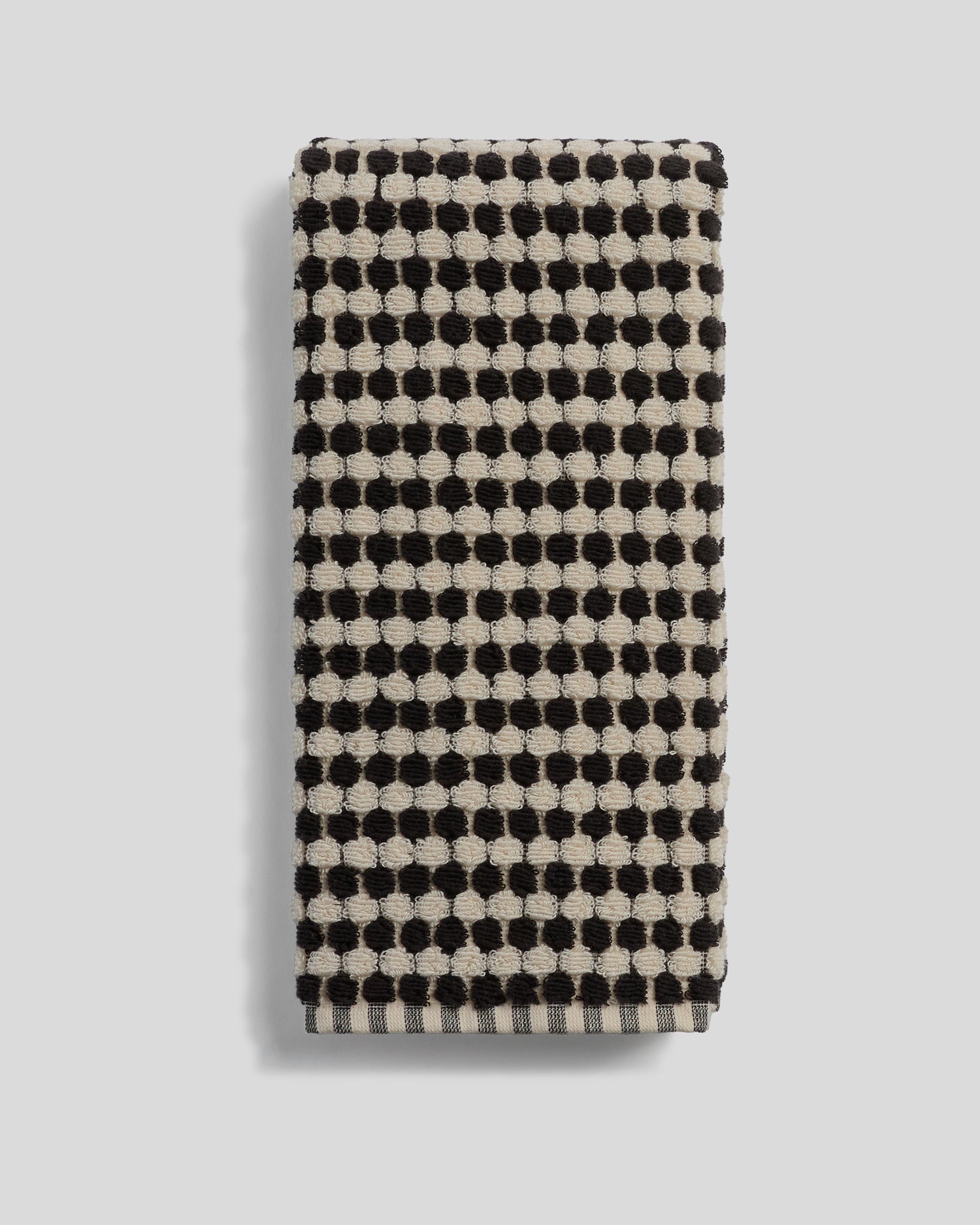 Organic Cotton Mosaic Towels (Natural and Onyx)