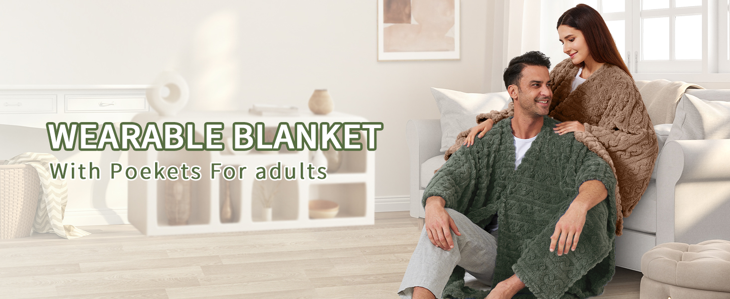 wearable blanket adult