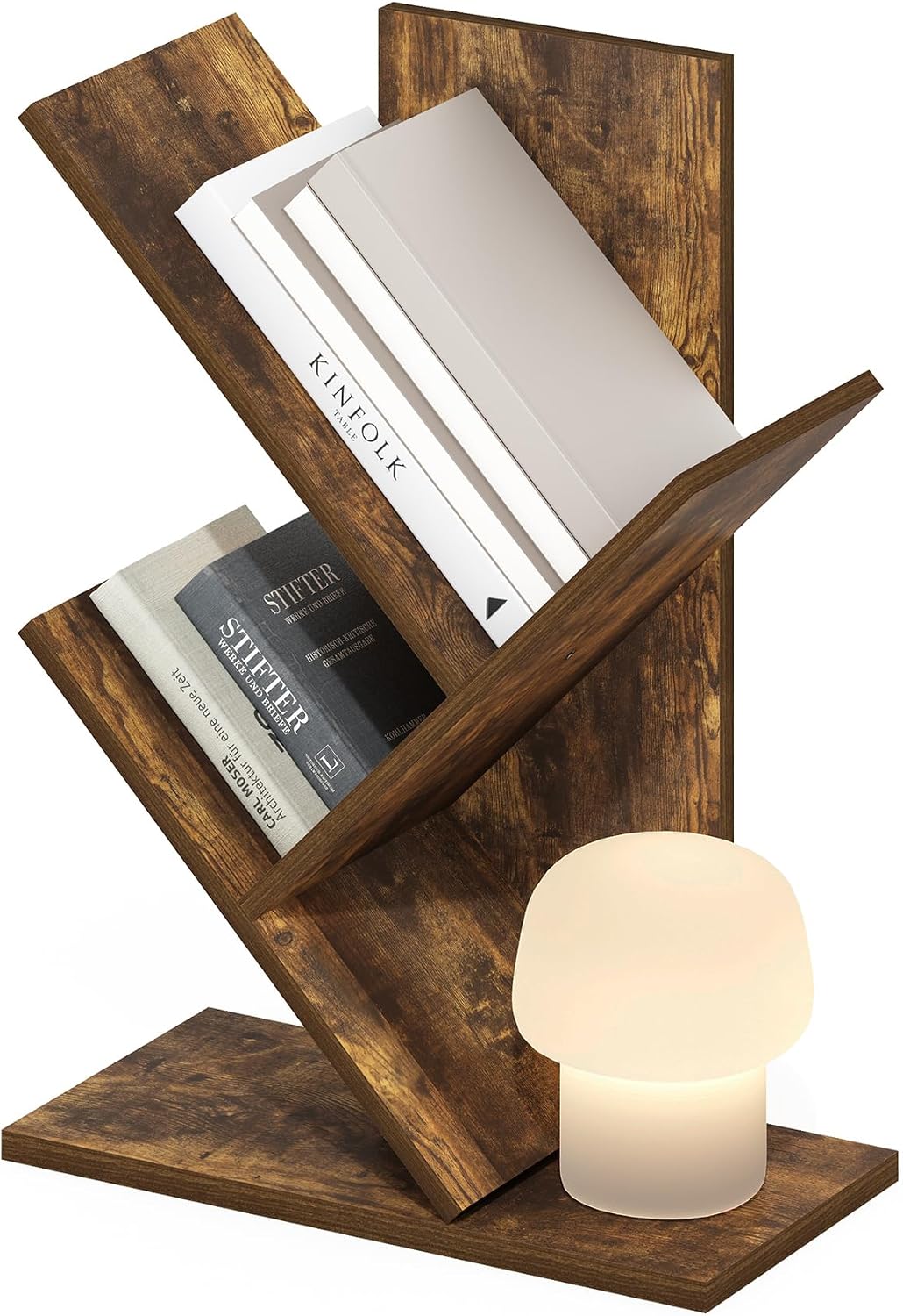  Book Shelf, 3-Cube Bookshelf, Bookcase with Open Shelves, 9.3 x 12 x 31.5, Easy Assembly, for Living Room, Bedroom, Home Office, White