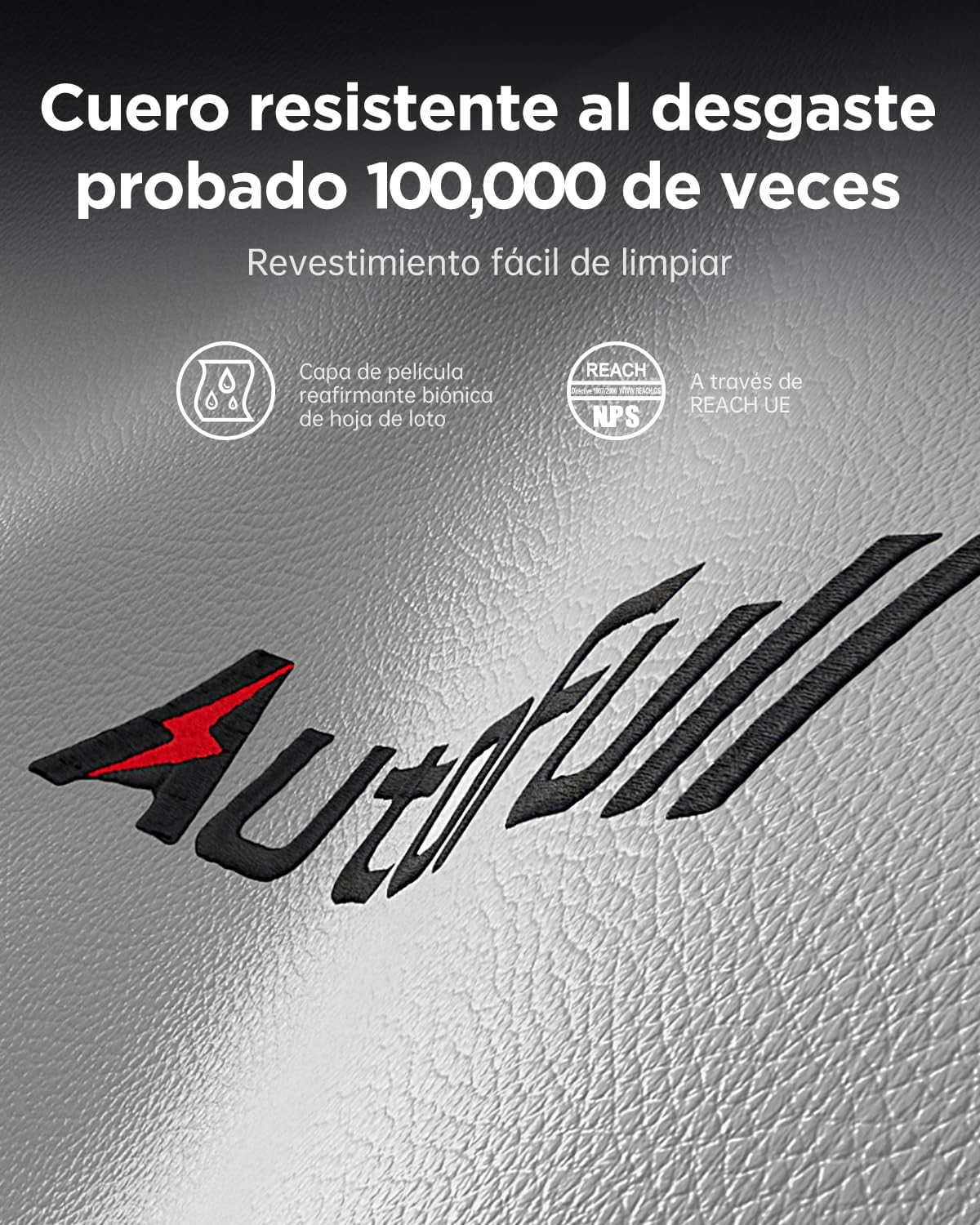 AutoFull C3 Silla Gaming, Silla de Carreras con Soporte Lumbar Ergonómico, Respaldo Alto Ajustable y Reposapiés en Cuero PU para Computadora,Negro