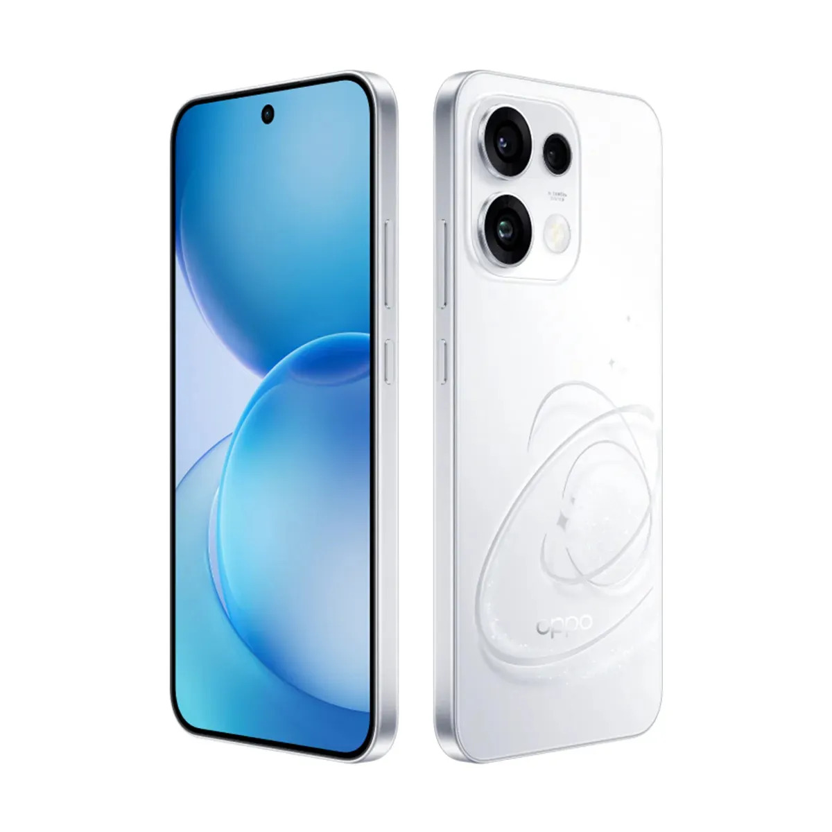 OPPO Reno 16 F 5G Blanco Celular Diseño Moderno 8GB RAM 128GB Cámara Principal 50MP Selfie 50MP Pantalla 120Hz Batería 7000mAh Carga 80W NFC ColorOS 16