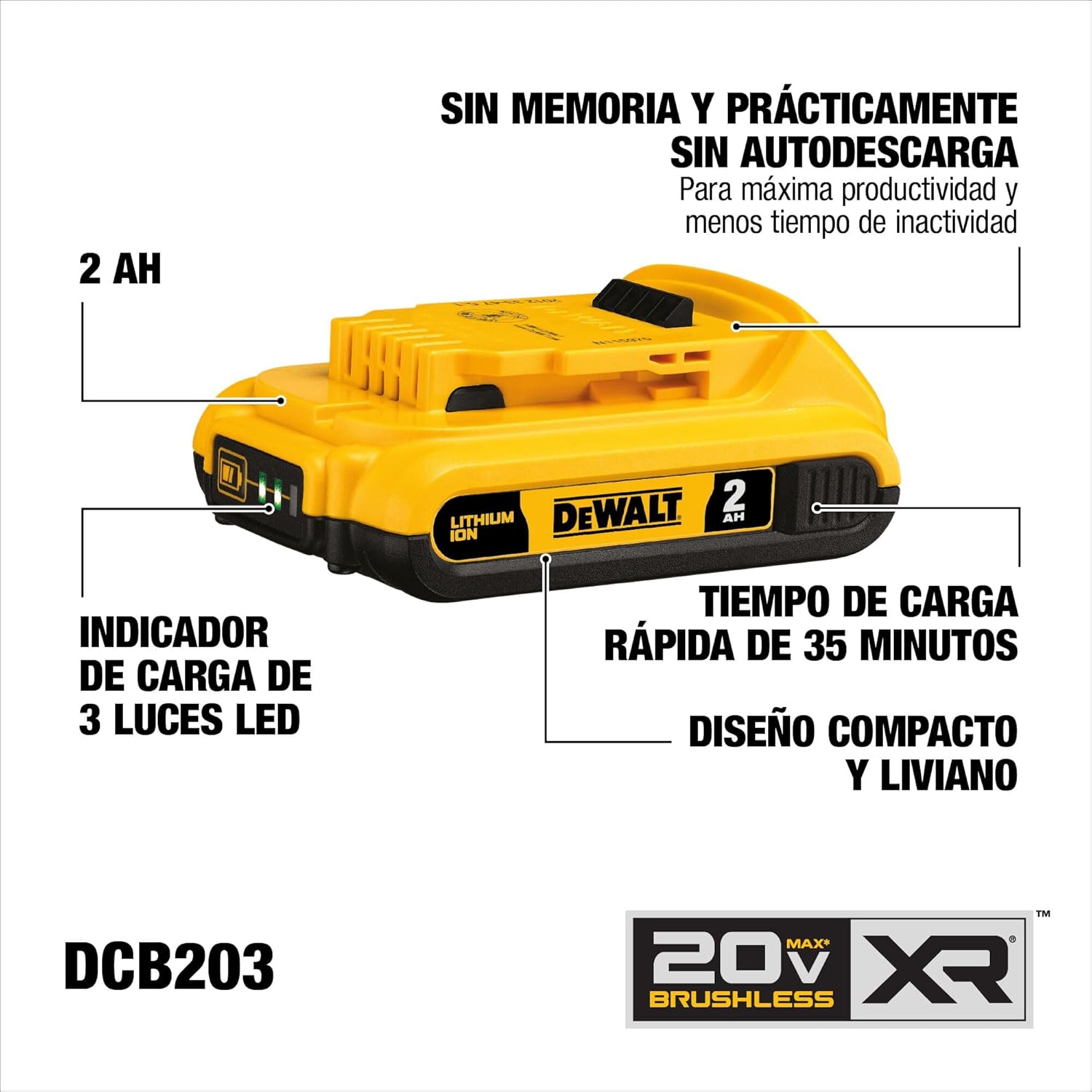 Dewalt Kit De Taladro/Percutor/Atornillador 20V Max Xr DCK2490D2
