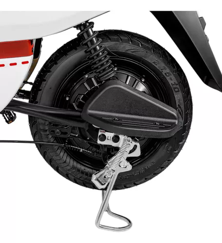 Bicicleta Electrica Luz Led Scooter 50 Km/h 3 Velocidades Color Rojo
