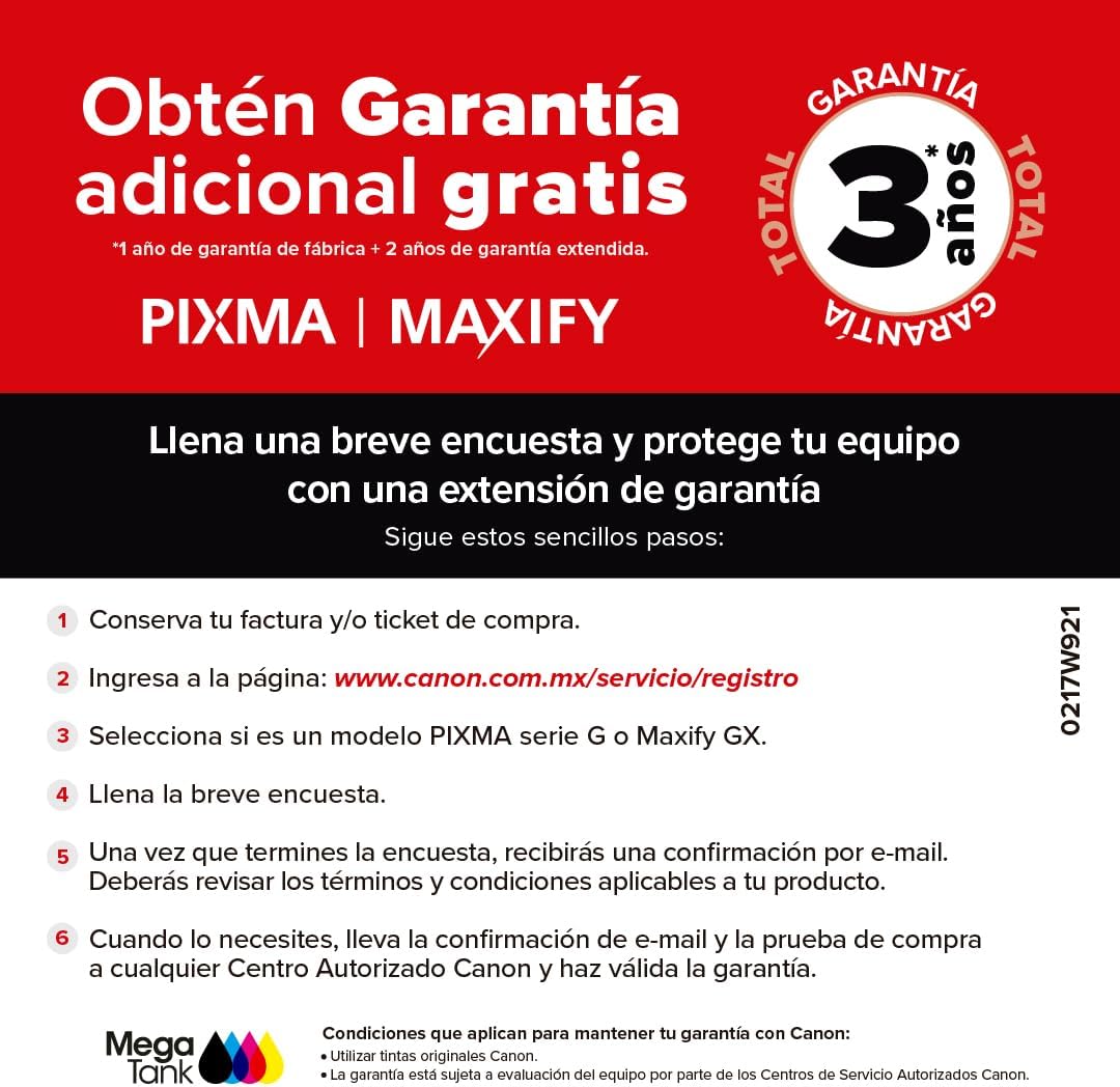 Canon Impresora Multifuncional Wi-Fi G3110 de Tanque de tintas