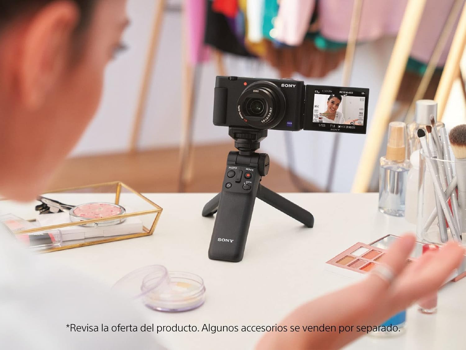 Sony DCZV1/B Cámara ZV-1 para videoblogs, Compacto, Negro