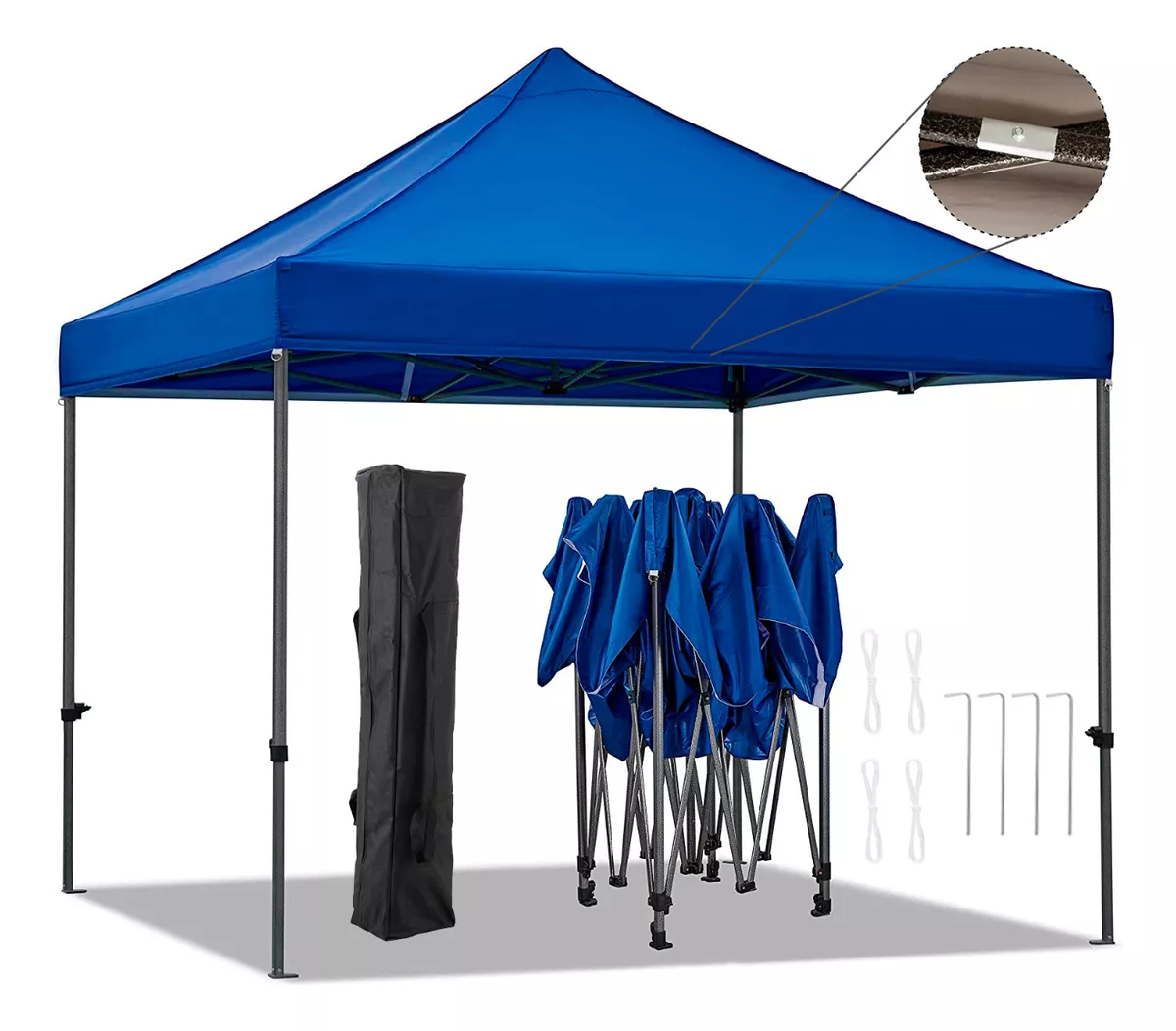 Carpa Toldo Plegable 3x3 Impermeable Reforzado Uso Rudo