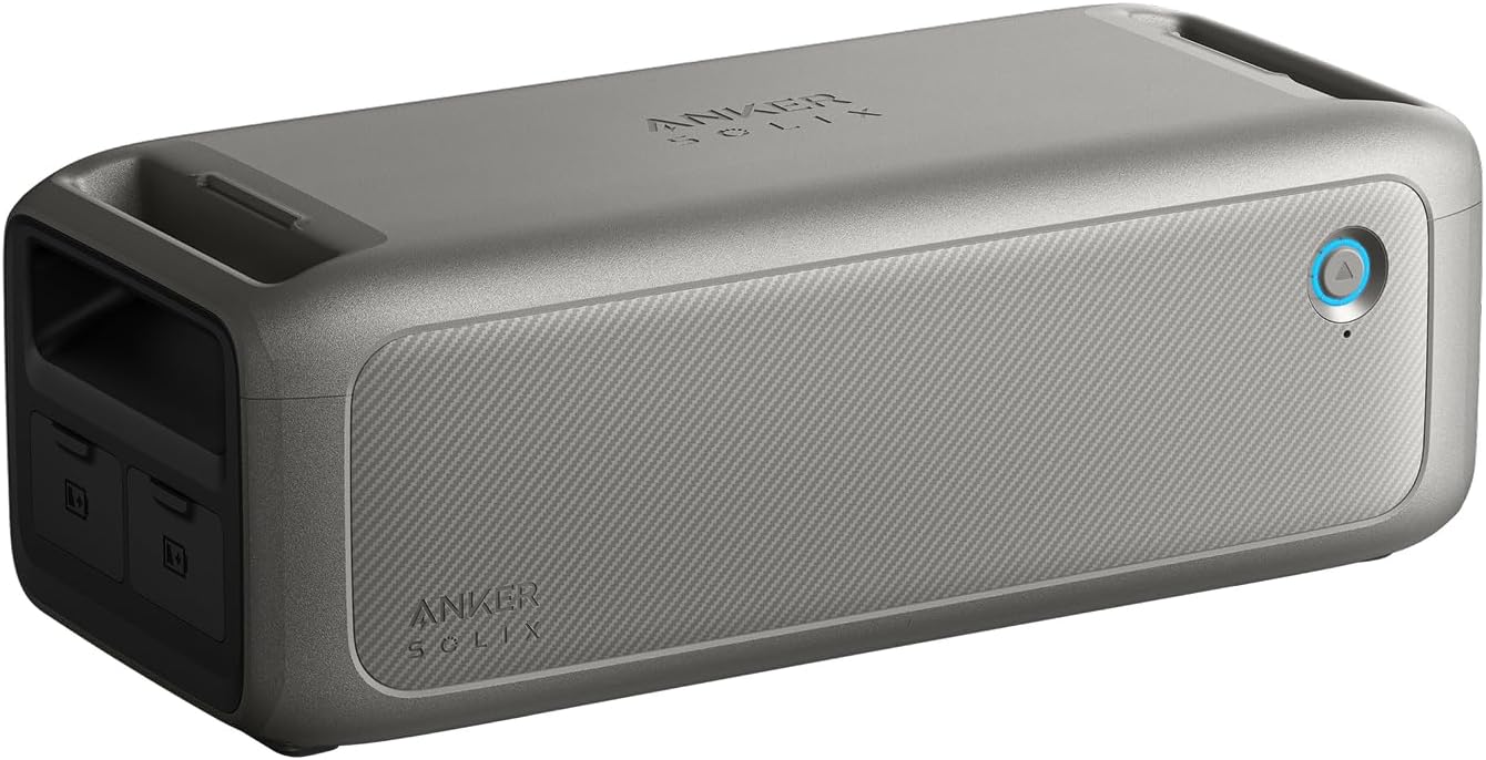 ⚡Anker SOLIX F3000 Estación de Energía Portátil 3072Wh 6000W, Expandible 24kWh, Solar para Hogar, Apagones y Camping