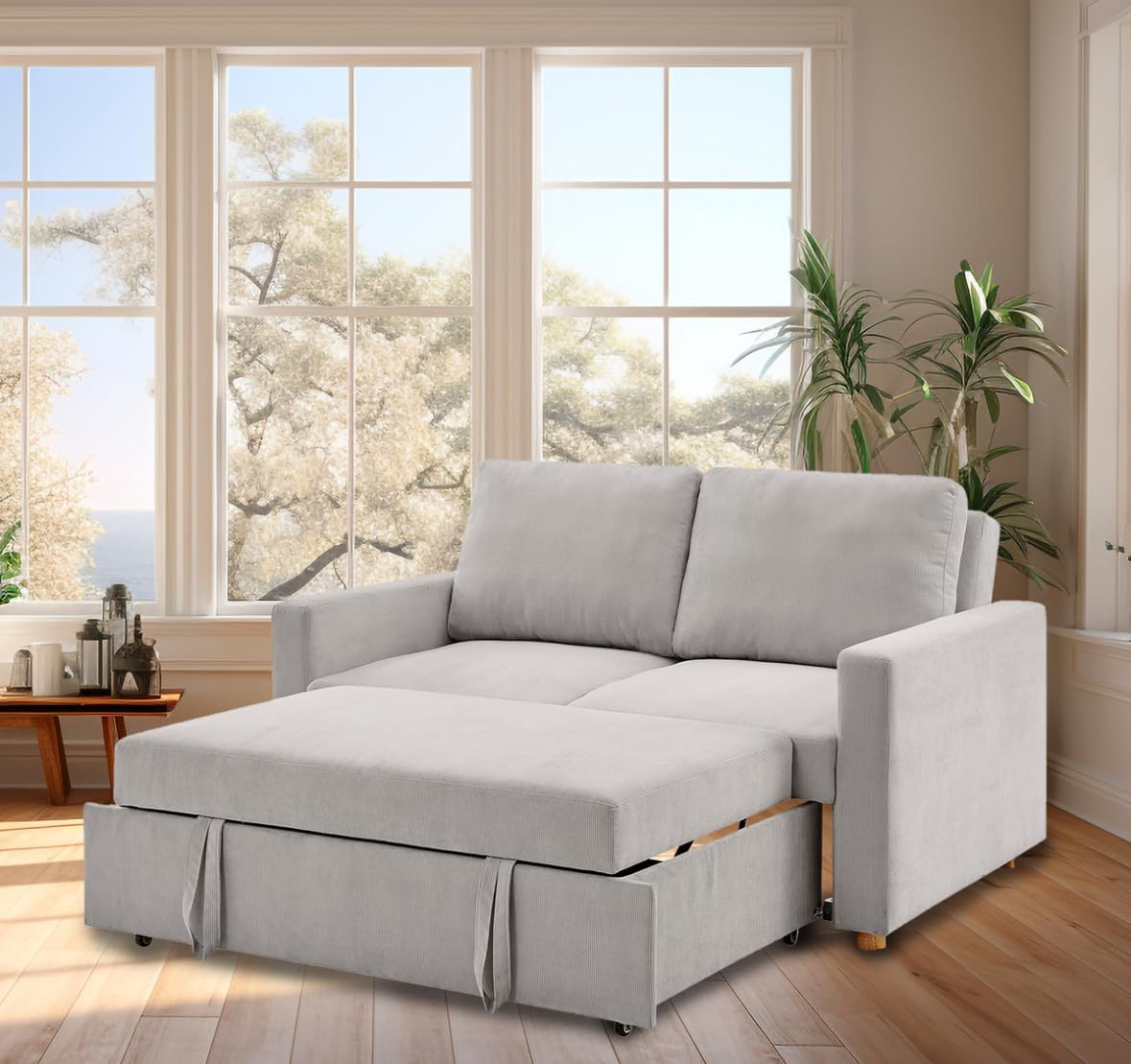 EKE Sofácama Sofa Cama Futón Sillón Sala Reclinable Extraible Moderno Minimalista Fresco Duradero Calidad