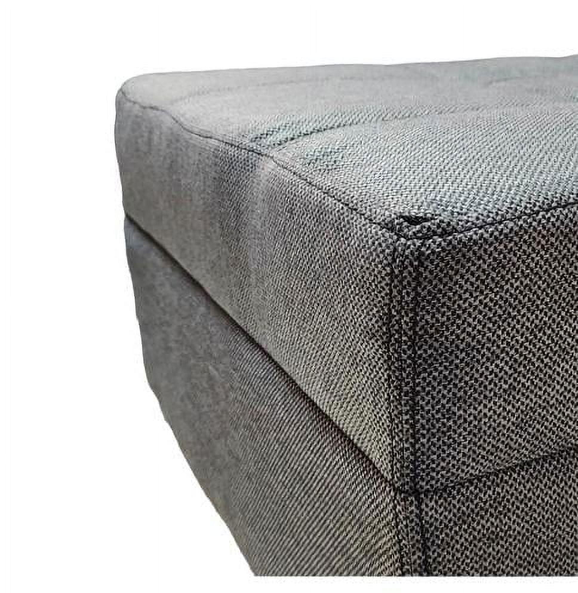 Sofa Cama King Size Tapatios Muebles Tela Oslo Oxford con Portavasos 3 Posiciones