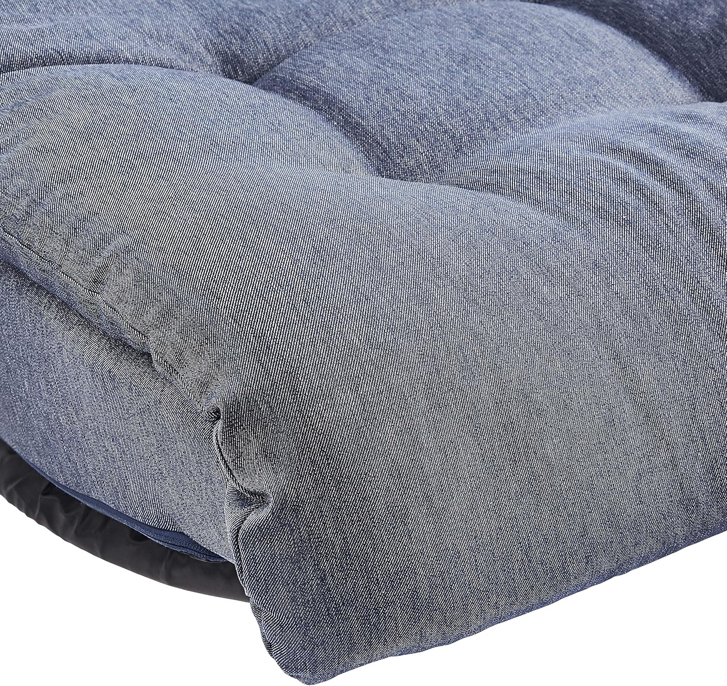 Amazon Basics - Silla giratoria de espuma con reposacabezas, ajustable, color gris