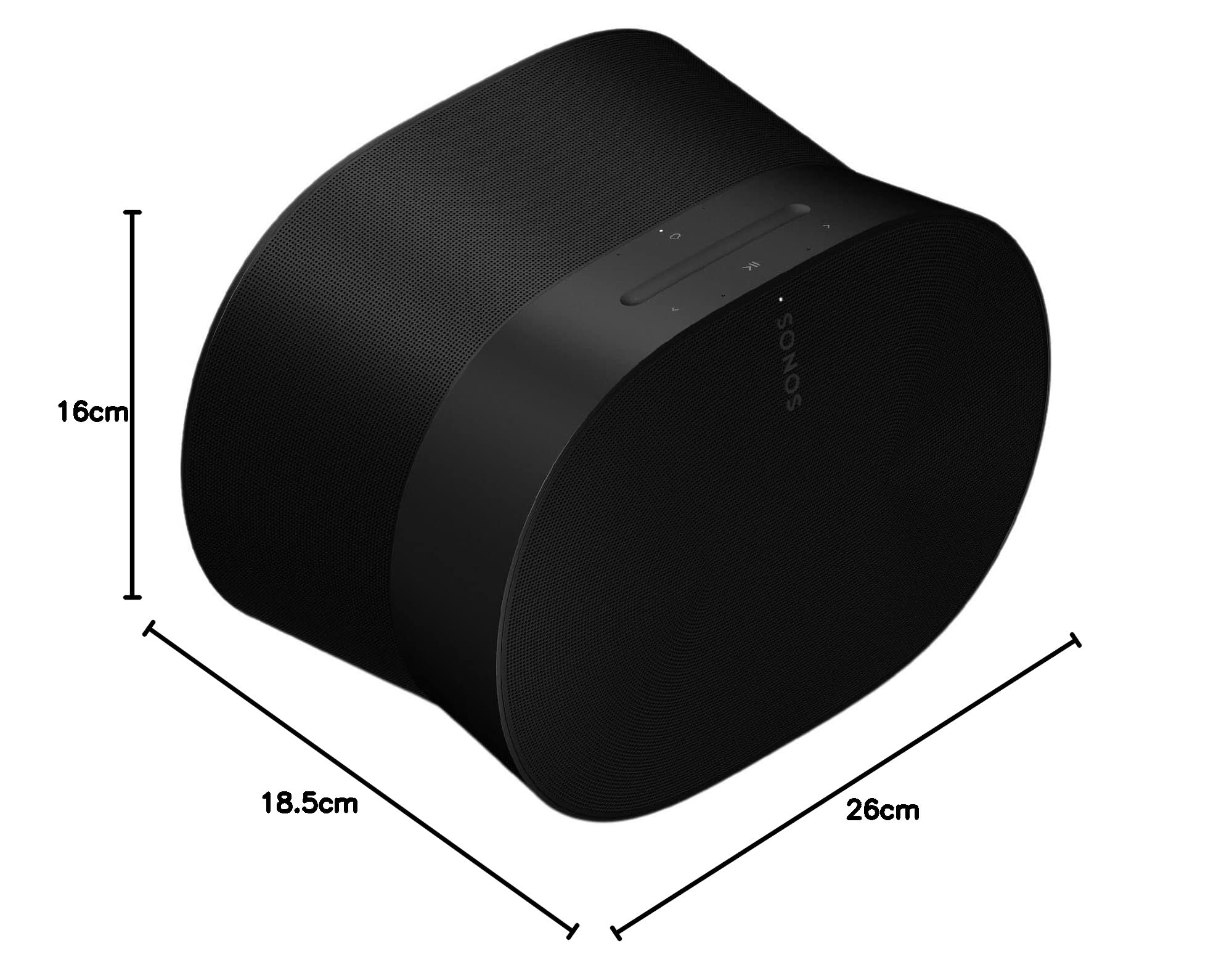 Sonos Era 300 Bocina Inalámbrica de Diseño Innovador para Audio Espacial Envolvente WiFi y Bluetooth, Compatible con Dolby Atmos y Amazon Alexa