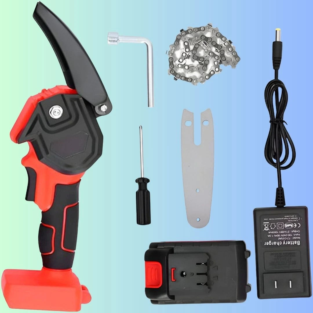 Mini Motosierra Eléctrica Portátil 48V | + 1 Batería + Maleta GRATIS | Noare