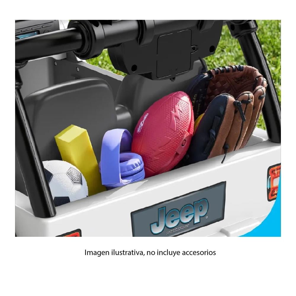 Vehículo Montable Fisher Price Power Wheels Jeep Wrangler 4XE 12V