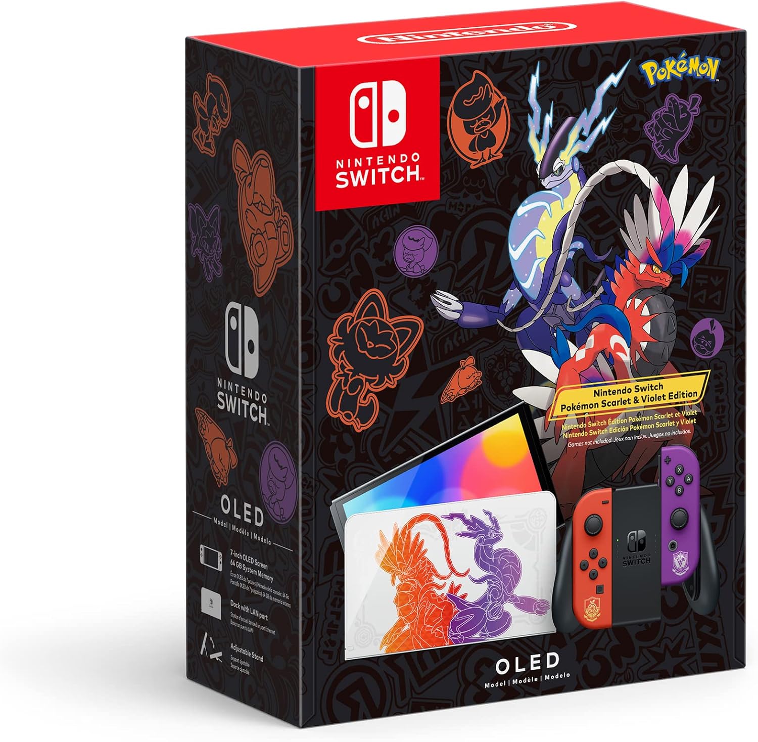Nintendo Switch OLED w/ White Joy-Con - Standard Edition (Internacional)