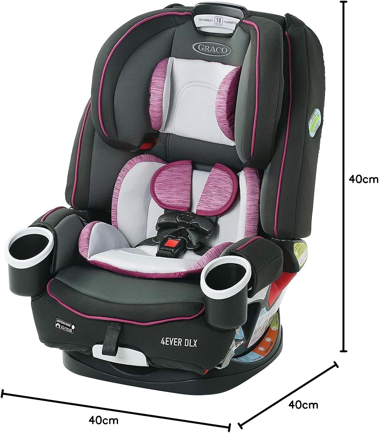 Graco 4-en-1 -, 4Ever DLX Asiento De Coche Bebés Niñas, Joslyn, Joslyn