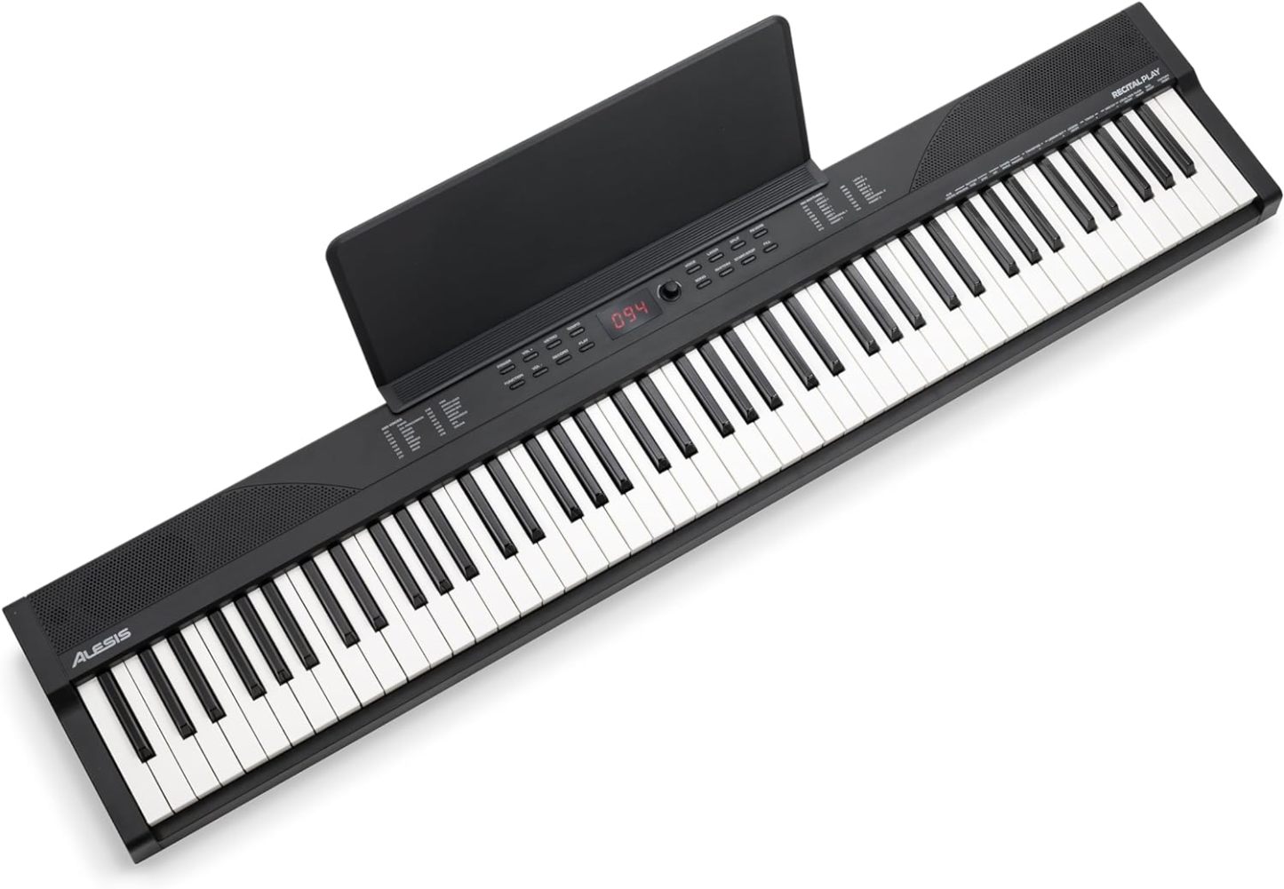 Alesis Melody 61 - Piano eléctrico con 61 teclas, Teclado Musical con altavoces, audífonos, micrófono, soporte para piano, atril y taburete