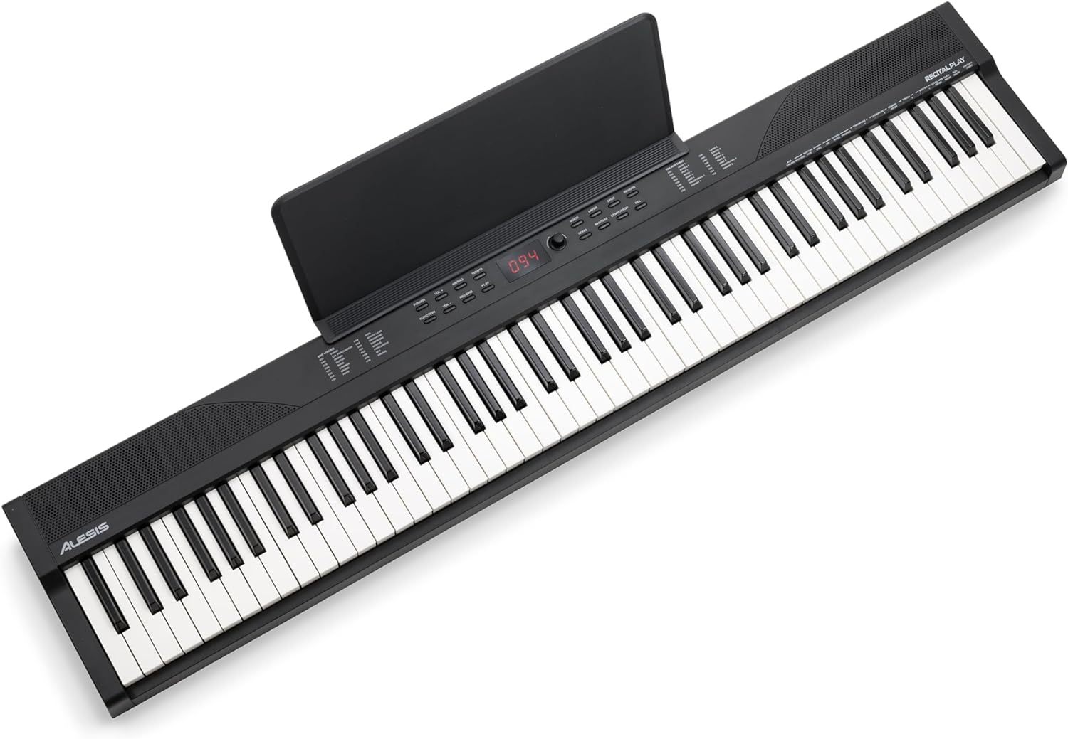 Alesis Melody 61 - Piano eléctrico con 61 teclas, Teclado Musical con altavoces, audífonos, micrófono, soporte para piano, atril y taburete