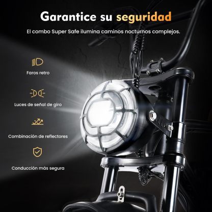 CYCROWN CycRun Bicicleta Electrica para Adultos, Moto Electrica con Potencia Máxima del Motor 1000W,Autonomía 70-90KM, Velocidad de 35KM/H, con 20" Neumático Moto Bicicleta de Montaña