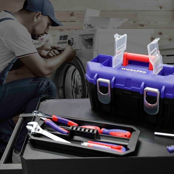 Caja con Set de Herramientas Workpro con 38 pzas