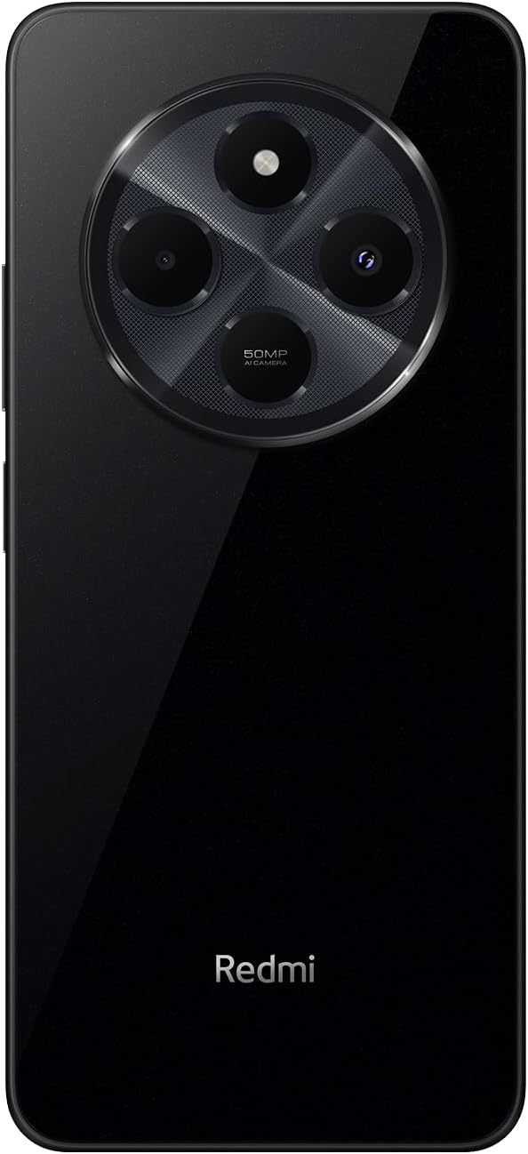 Xiaomi Redmi 14C 4+128GB Smartphone, 6.88 "120HZ LCD HD+pantalla, Mediatek Helio G81 Ultra, 50MP AI cámara dual, 5160Mah, NFC, negro