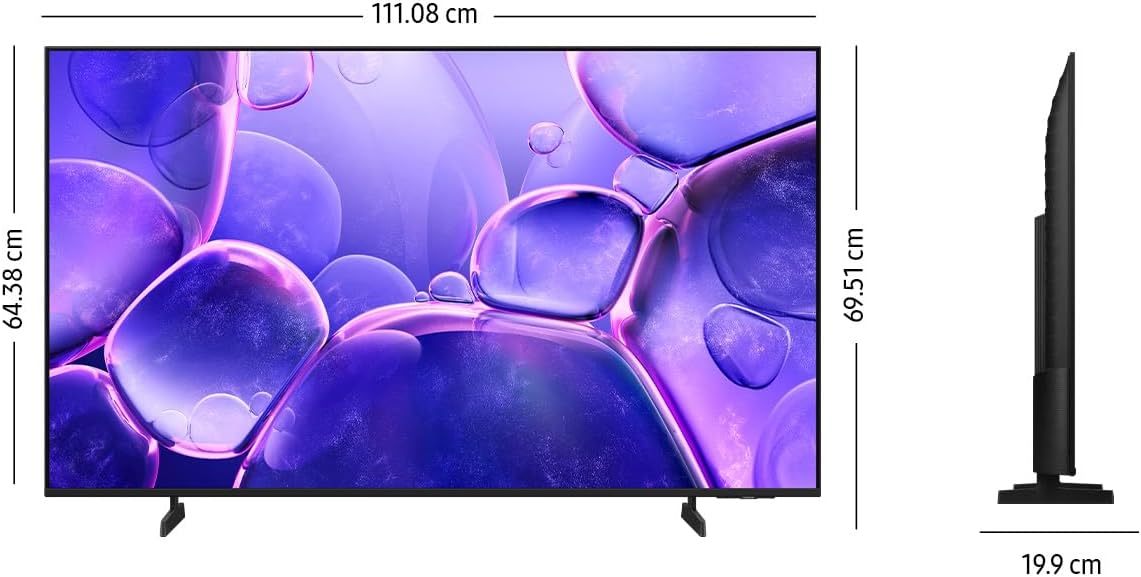 SAMSUNG 75" Crystal UHD U8000F 4K, Procesador Crystal, Diseño Metálico, Knox Security, Escalado 4k, Smart TV (2025)