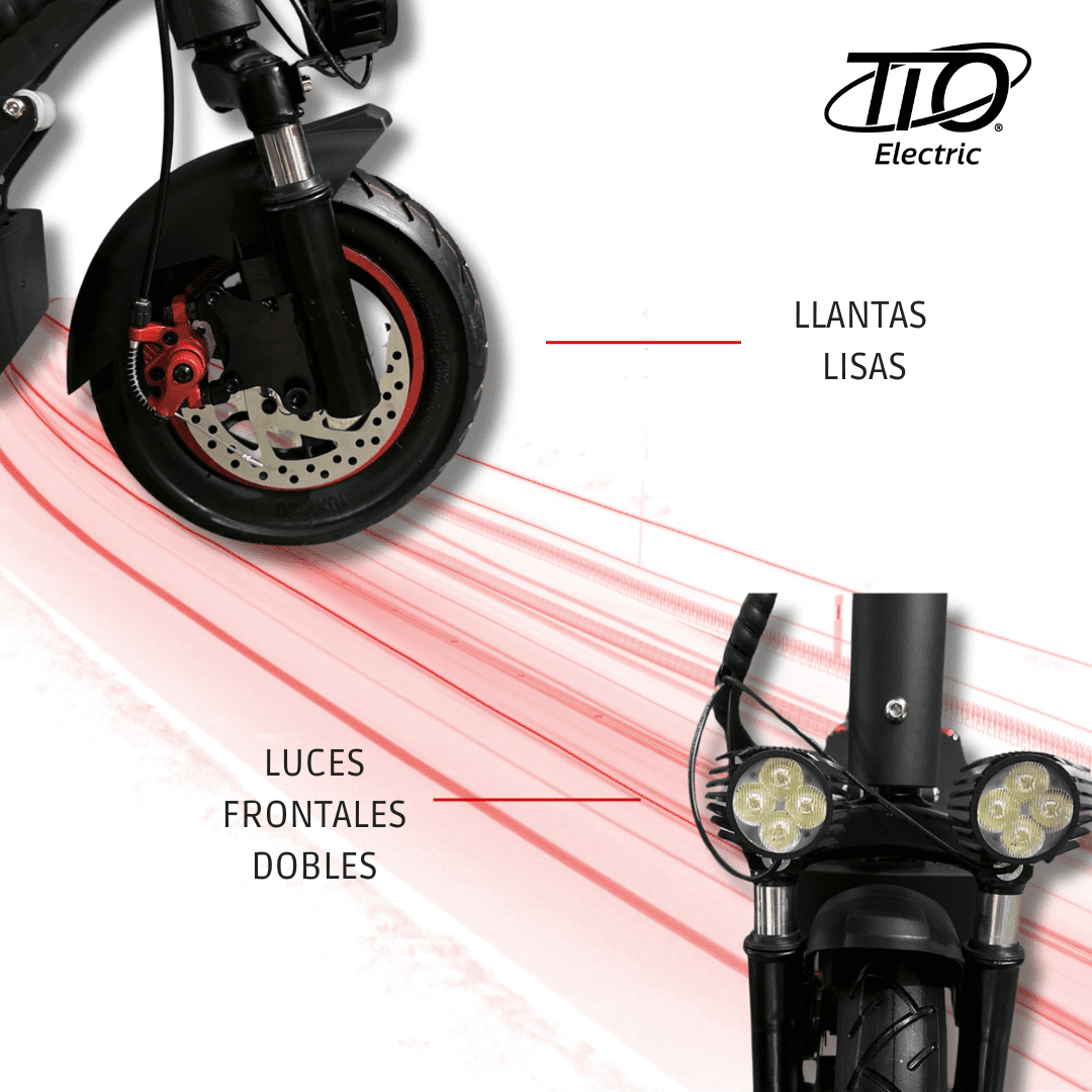 Scooter Eléctrico TIO T5 MASTER 1000W Patín Eléctrico Adulto