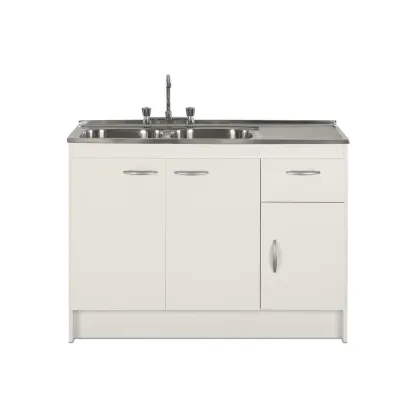 Mueble Cocina con Lavaplato Derecho 120Cm y Grifería