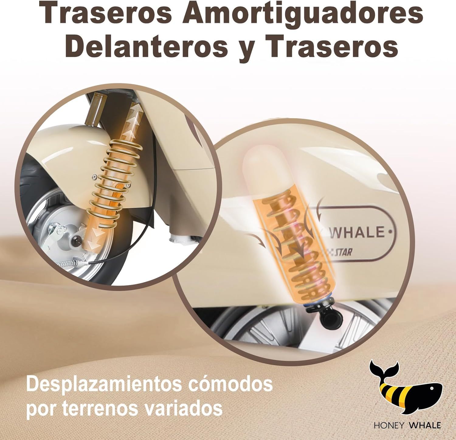 HONEYWHALE UNA Bicicleta Electrica para Adultos, Moto Electrica con Alarma, Potencia Motor MAX 800W, Velocidad MAX 45KM/H, Autonomía 60KM, Bateria 20AH de Gran Capacidad
