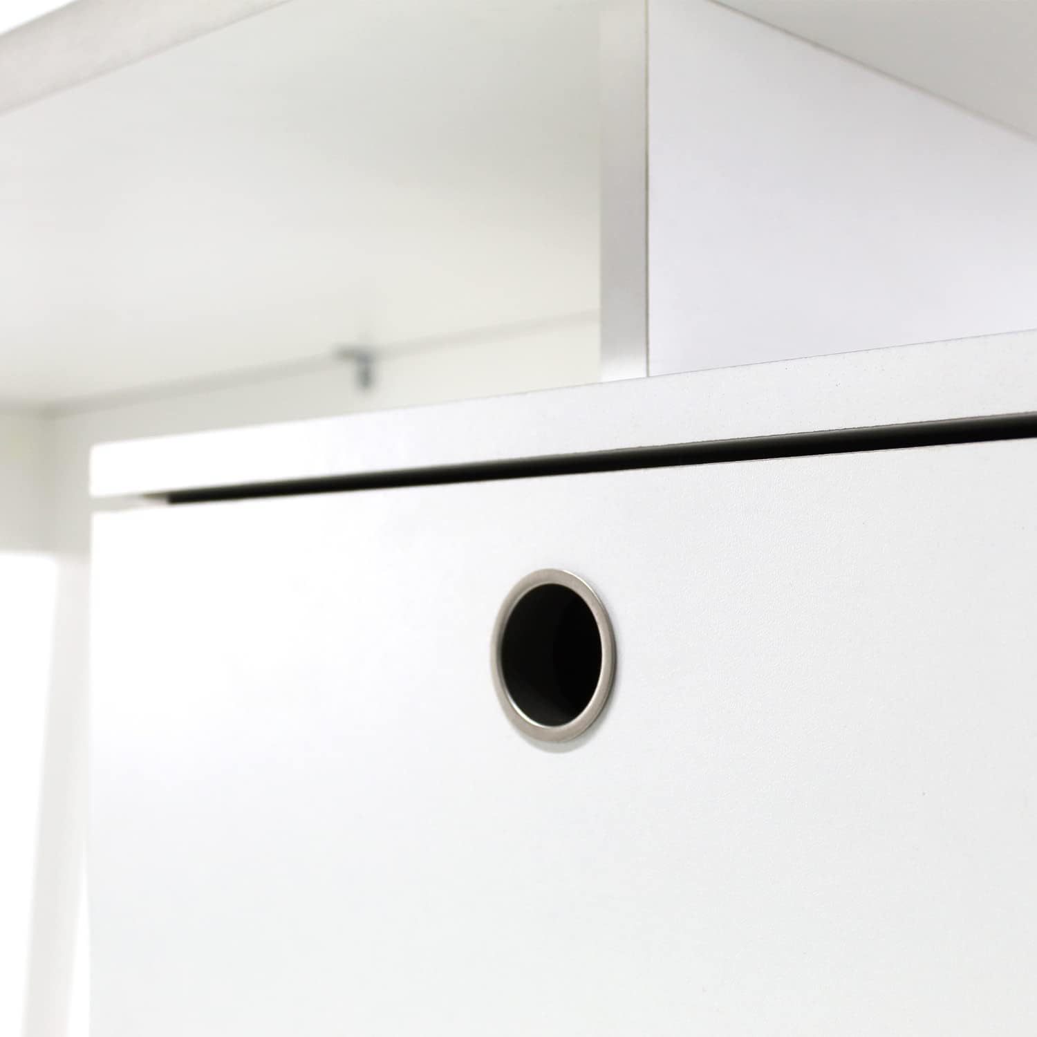 MUNDO IN MUEBLES Escritorio Milano Minimalista | Ideal para Home Office y Estudios | con Cajones y Montaje Sencillo | Estructura Robusta Que Soporta hasta 25 Kg | Gran Espacio de Almacenamiento