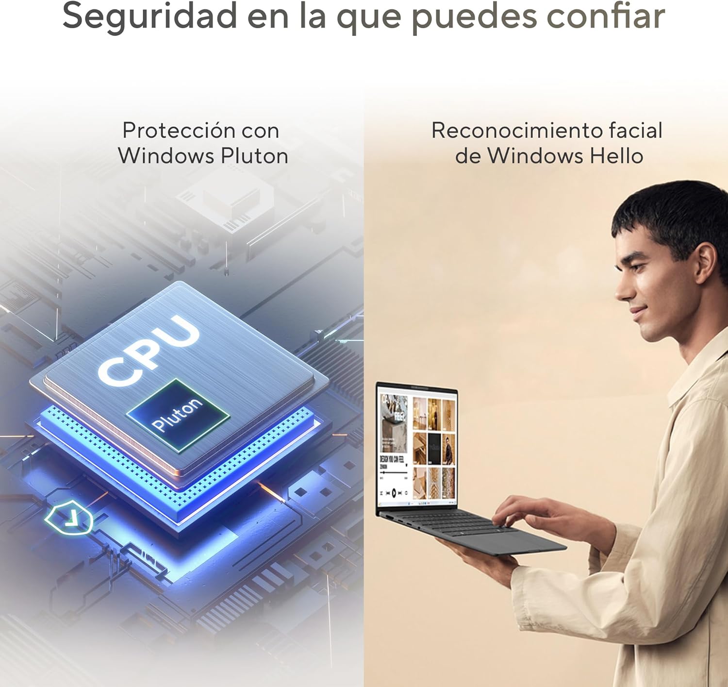 ASUS Laptop Zenbook A14/14 OLED/Snapdragon X X1 26 100/NPU hasta 45 TOPS/16GB RAM/512GB SSD/Cámara FHD con IR/Teclado Retroiluminado en Español/Funda(Garantía y Servicio en México)