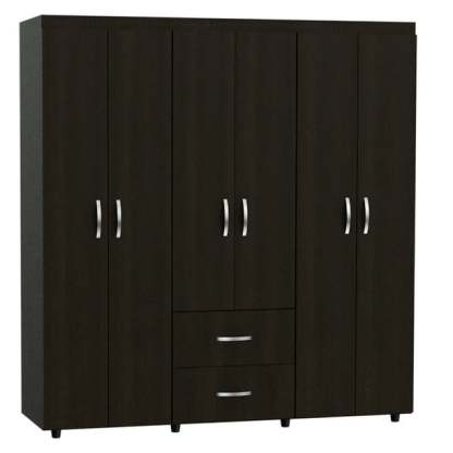 Closet Armable Bariloche Wengue Armario Recámara Excelsior Excelsior Moderno