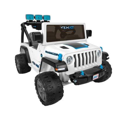 Vehículo Montable Fisher Price Power Wheels Jeep Wrangler 4XE 12V