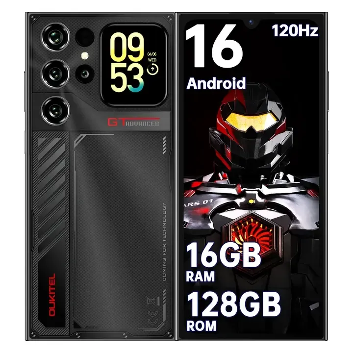 Smartphone Libre 16GB RAM + 256GB ROM, Batería 5150mAh, Android 15, OTG, Huella Dactilar y GPS