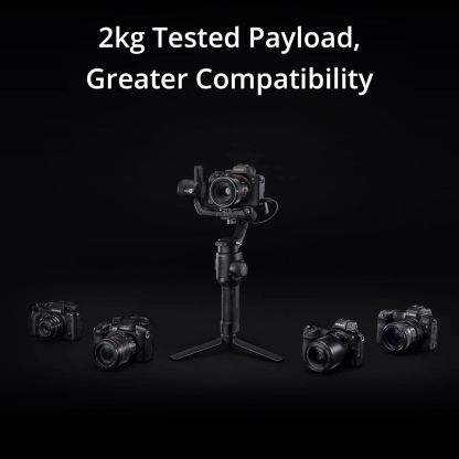 Dji Ronin-SC - Estabilizador de cámara, cardán de Mano de 3 Ejes para cámaras DSLR y sin Espejo, Carga útil de hasta 4.5 Libras, diseño Ligero, filmación cinemática, Color Negro