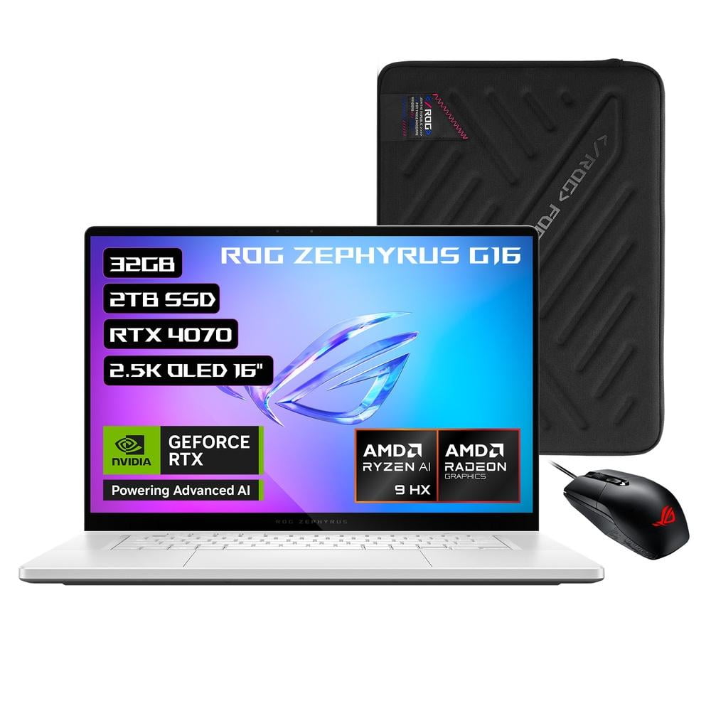 Laptop Asus ROG Zephyrus GA605WI-QR081W AMD Ryzen AI 9 32GB 2TB Plata RTX 4070