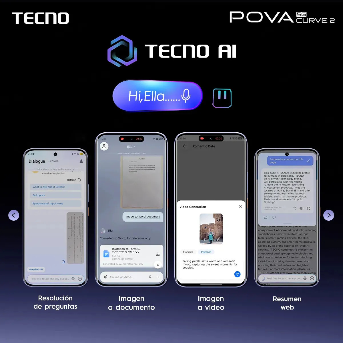 📱Celular 5G, 8GB+8GB RAM +256GB, Batería 8000mAh, Carga 45W, Pantalla Curva AMOLED 1.5K 144Hz, NFC, Cámara 50MP, Diseño Nave Espacial