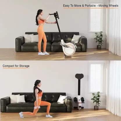 🏋️ MERACH Máquina de Remo, Remadora con Resistencia Magnética, App Propia, Equipo de Ejercicio para Entrenamiento de Cuerpo Completo en Casa
