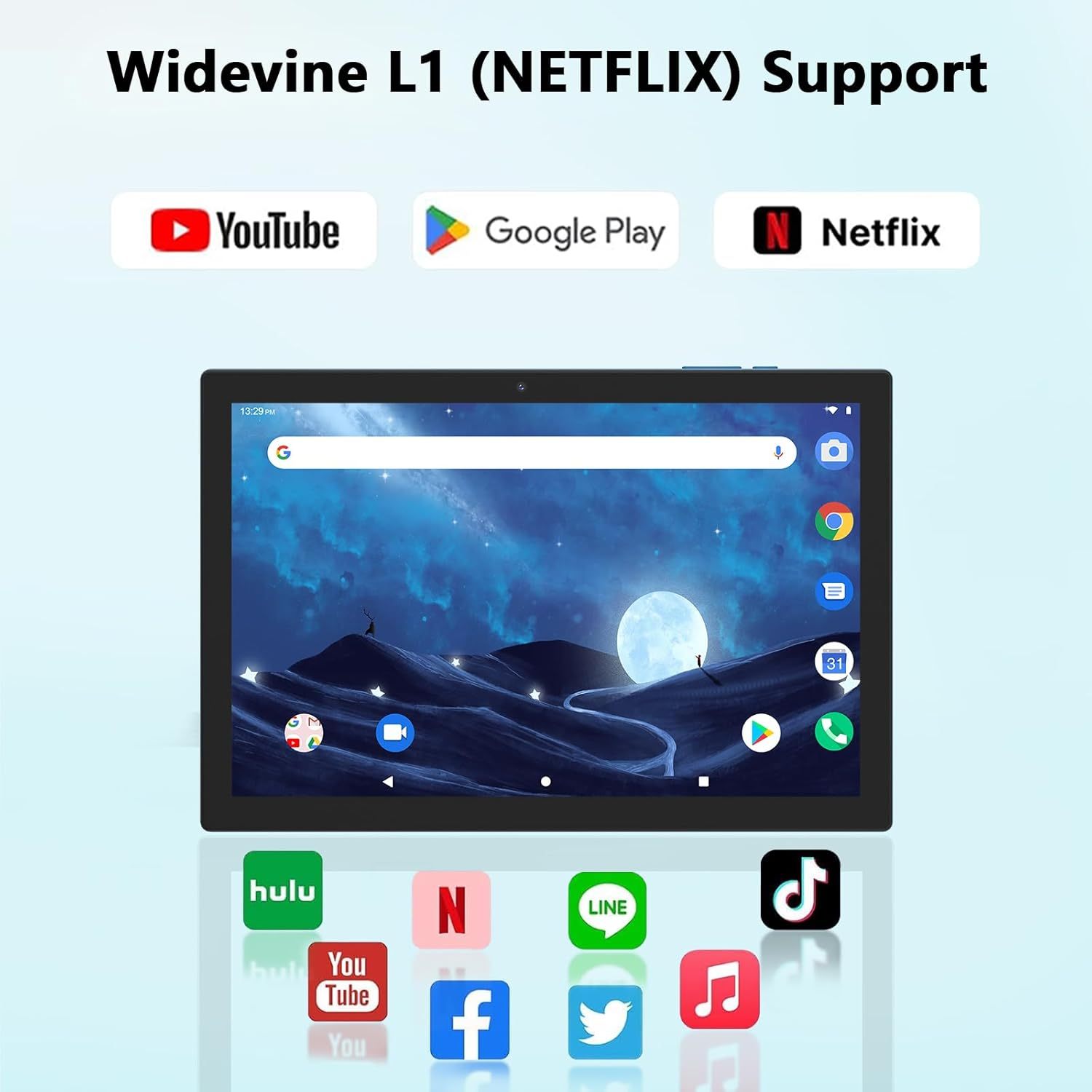 Tablet Android 15 de 10 pulgadas, 18 GB de RAM+128 GB de ROM/2 TB expandible, tabletas 2 en 1 con funda de teclado, lápiz capacitivo de mouse, procesador de cuatro núcleos de 2.0 GHz, visualización