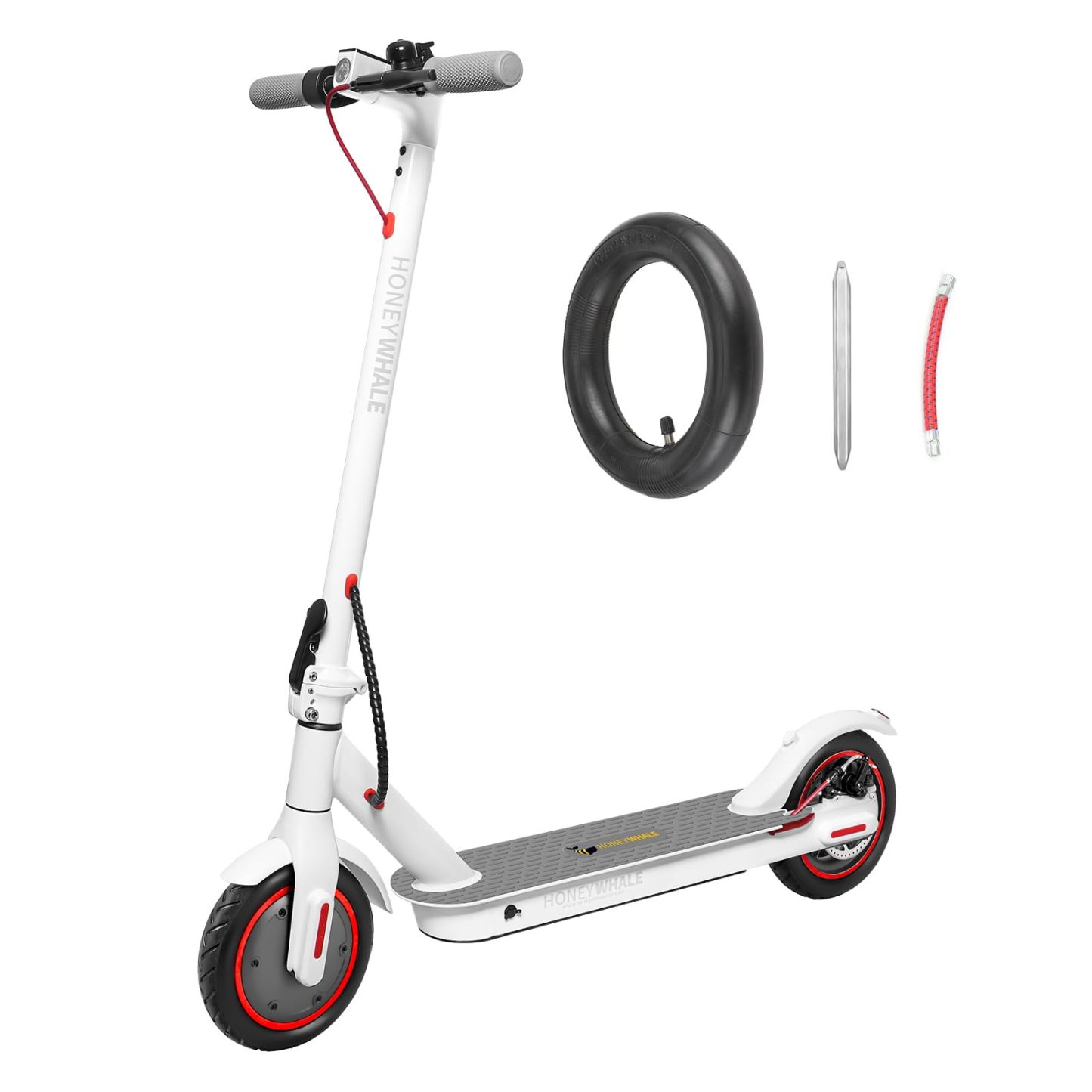HONEYWHALE M2 Pro Scooter Eléctrico Adulto 500W-32KM/H-22KM Patin Electrico | Diseño Plegable para Desplazamientos Urbanos, APP Bluetooth, Neumáticos de 8.5", Freno de Disco y Freno Electrónico