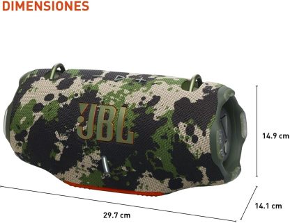 JBL Xtreme 4 Bocina Portátil Bluetooth, Reproducción 24 Horas, Resistente al Agua IP67 - Negro