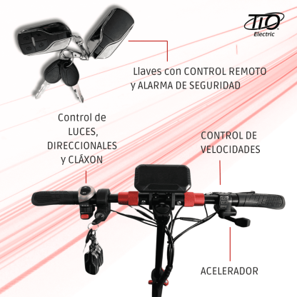 Scooter Eléctrico TIO T5 MASTER 1000W Patín Eléctrico Adulto