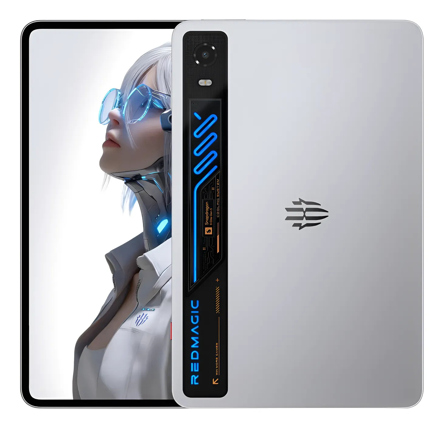 Redmagic Astra 2 Tableta Gaming, 16GB RAM + 512GB Almacenamiento, Pantalla OLED 185Hz, Snapdragon 8 Elite Gen5, Refrigeración Líquida, Batería 8300mAh Carga Rápida 75W
