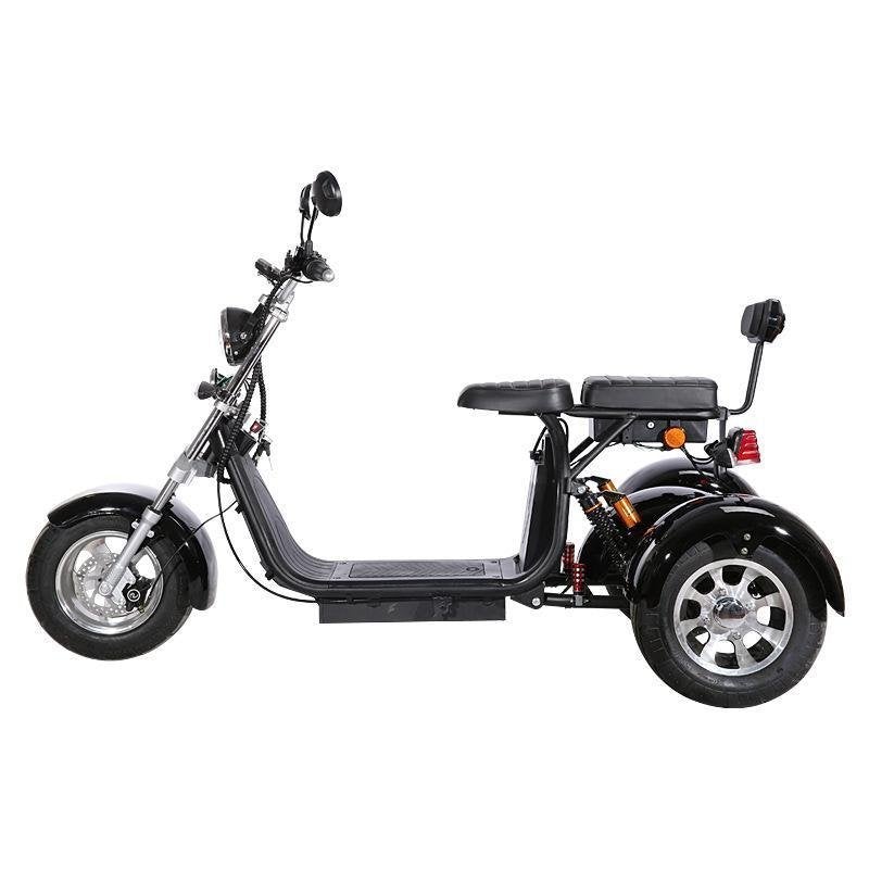 Motocicleta eléctrica de la vespa eléctrica adulta de 3 ruedas con el asiento del pasajero