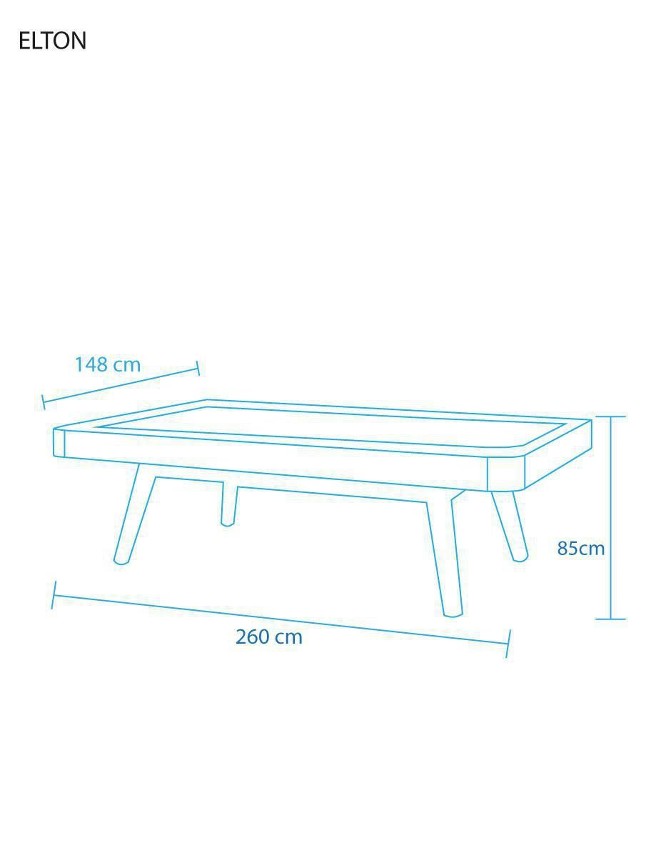 Mesa de billar de madera HB