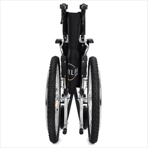 Silla De Ruedas Todo Terreno Extra Resistente Frenos De Lujo