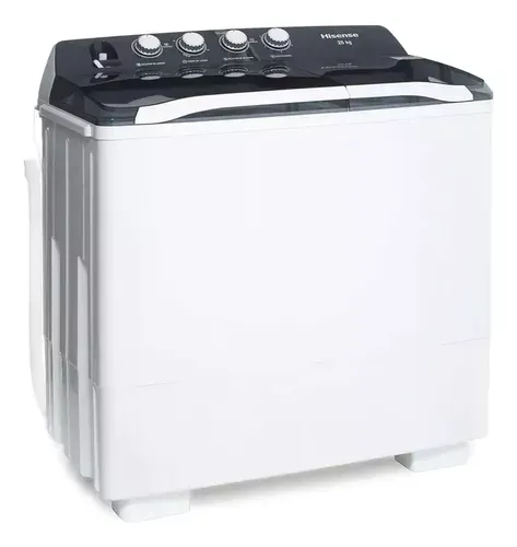 Lavadora Semiautomática Doble Tina 20kg Hisense Wsa2001p